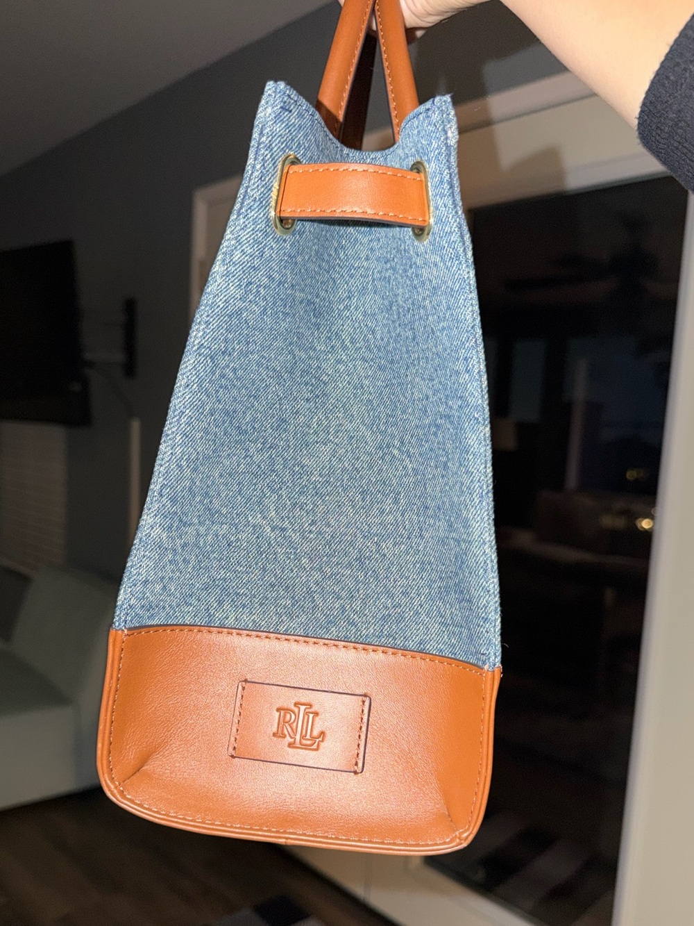 Ralph Lauren denim bag - Picture 4 of 5